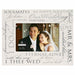 Malden : 4X6 "Our Wedding" Picture frame -