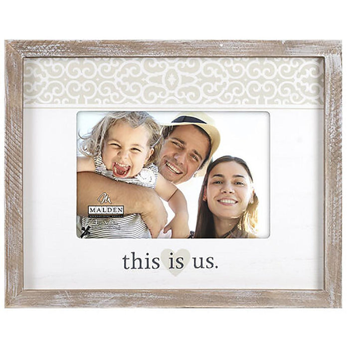 Malden : 4X6 This Is Us Rustic Border Frame -
