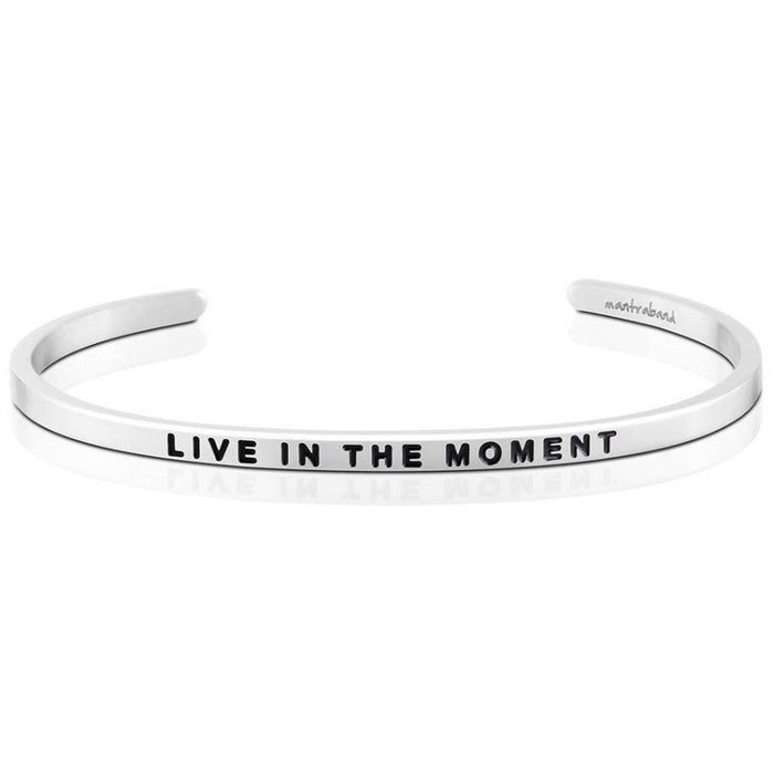MantraBand : "Live in the Moment" Bracelet -