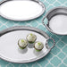 Mariposa : Pearled Oval Platter -