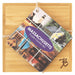 Massachusetts State Puzzle 4 Piece Bamboo Coaster Set with Case -