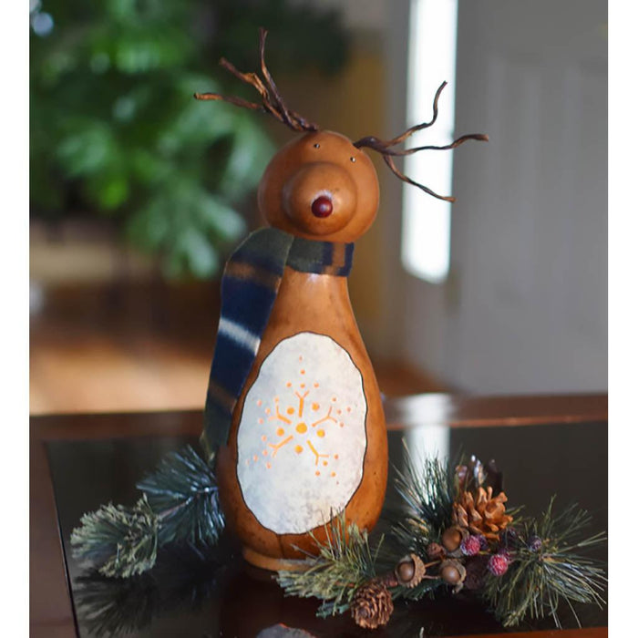 Meadowbrooke Gourds : Dash the Reindeer - Small Tall Lit Boy - Meadowbrooke Gourds : Dash the Reindeer - Small Tall Lit Boy - Annies Hallmark and Gretchens Hallmark, Sister Stores