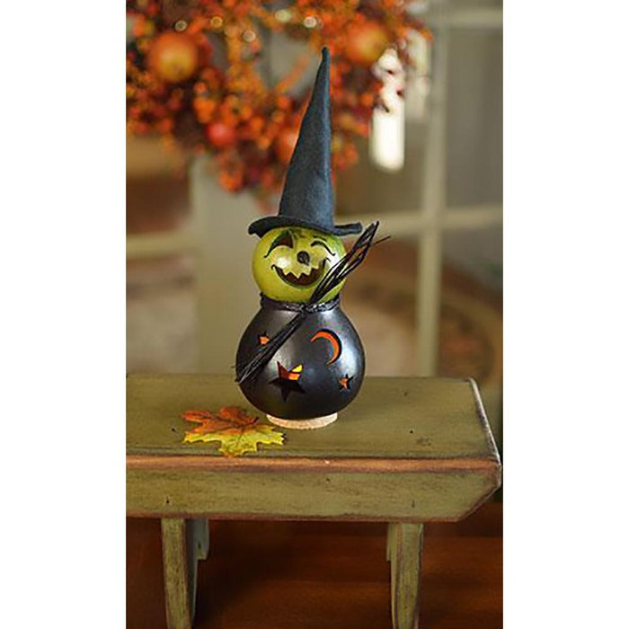 Meadowbrooke Gourds : Fiona - Miniature Witch - Meadowbrooke Gourds : Fiona - Miniature Witch - Annies Hallmark and Gretchens Hallmark, Sister Stores