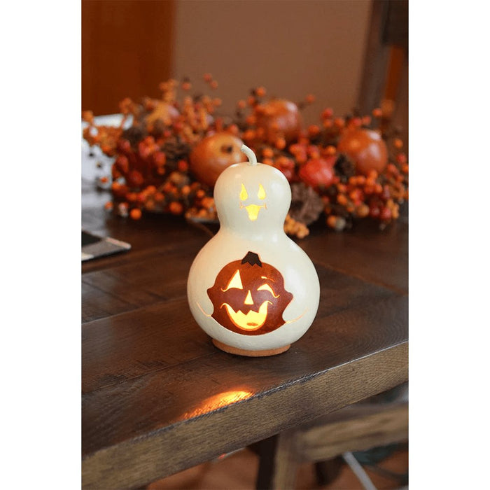 Meadowbrooke Gourds : Spooky Boo - Small Lit - Meadowbrooke Gourds : Spooky Boo - Small Lit - Annies Hallmark and Gretchens Hallmark, Sister Stores