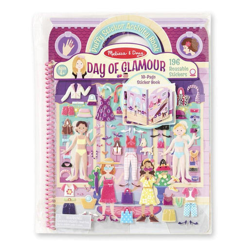 Melissa & Doug : Deluxe Puffy Sticker Album - Day of Glamour -