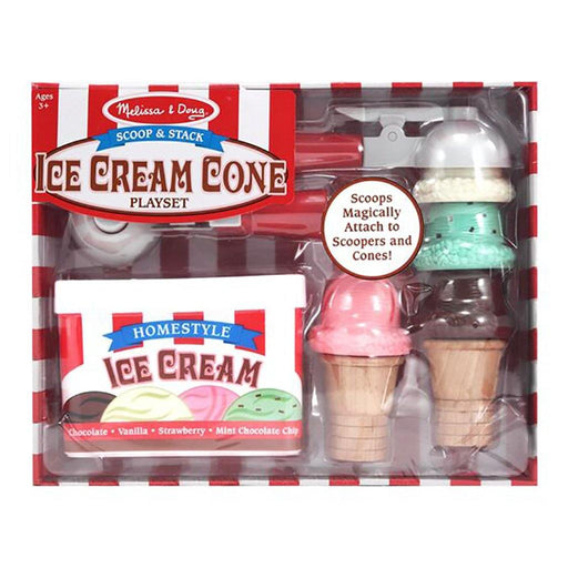 Melissa & Doug : Scoop & Stack Ice Cream Cone Playset -