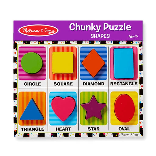 Melissa & Doug : Shapes Chunky Puzzle - 8 Pieces -