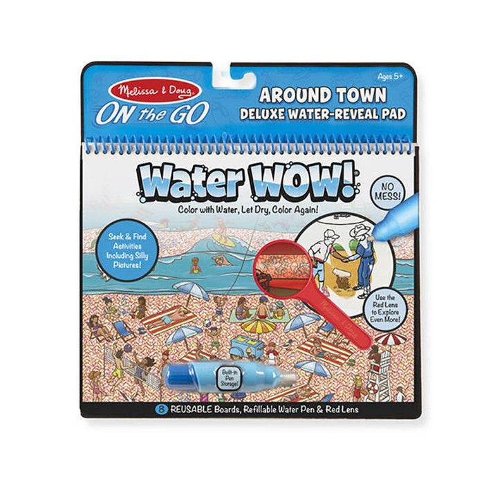 Melissa & Doug : Water Wow! Around Town Deluxe Water-Reveal Pad - On the Go Travel Activity -