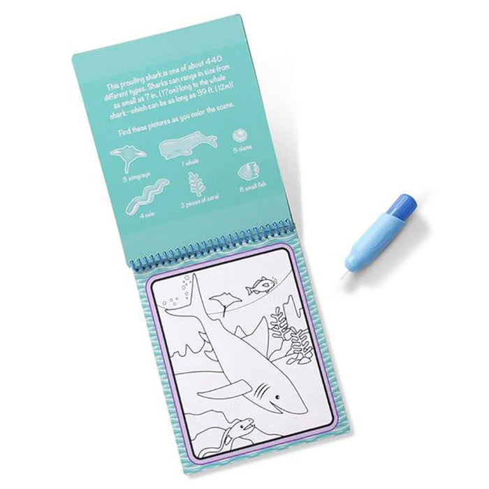 Melissa & Doug : Water Wow! - Under The Sea Water Reveal Pad - On the Go Travel Activity -