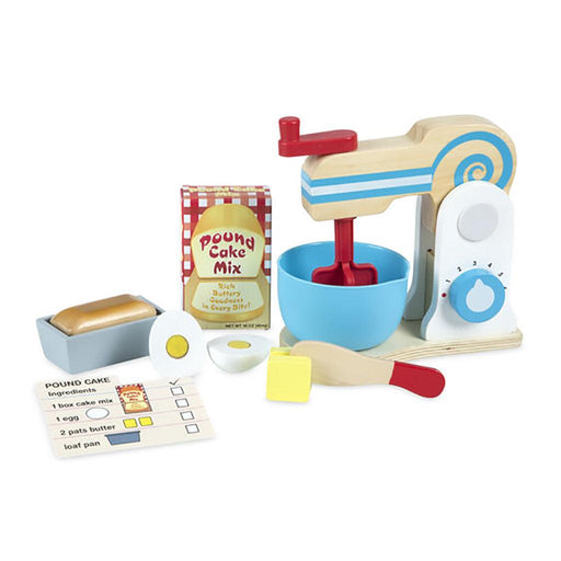 Melissa & Doug : Wooden Make-a-Cake Mixer Set -
