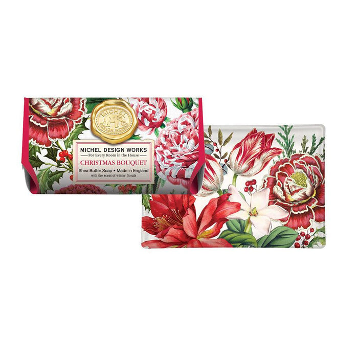 Michel Design Works : Christmas Bouquet Large Bath Soap Bar - Michel Design Works : Christmas Bouquet Large Bath Soap Bar - Annies Hallmark and Gretchens Hallmark, Sister Stores