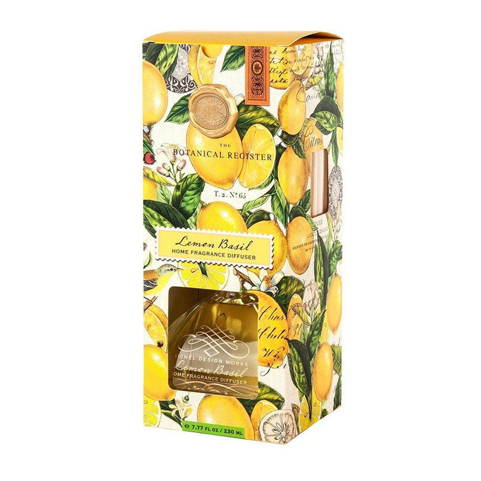 Michel Design Works : Lemon Basil Home Fragrance Diffuser -