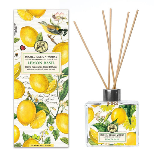 Michel Design Works : Lemon Basil Home Fragrance Reed Diffuser - Michel Design Works : Lemon Basil Home Fragrance Reed Diffuser