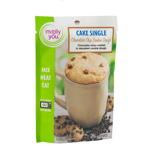 Molly & You - Chocolate Chip Cookie Dough Microwave Cake Single -