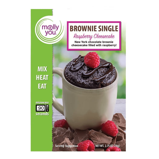 Molly & You - Chocolate Raspberry Cheesecake Microwave Cake Single -