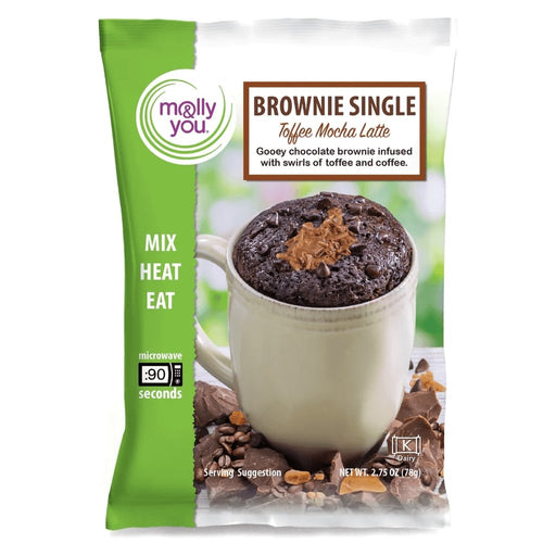 Molly & You - Toffee Mocha Latte Brownie Single -