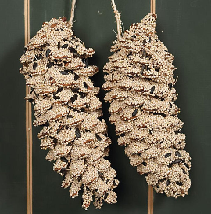 Mr. Bird : Pine Cone Pair - Mr. Bird : Pine Cone Pair - Annies Hallmark and Gretchens Hallmark, Sister Stores