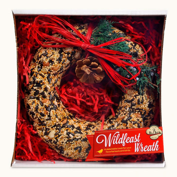 Mr. Bird : Wildfeast Bird Seed Wreath - Wildfeast Bird Seed Wreath - Annies Hallmark and Gretchens Hallmark, Sister Stores