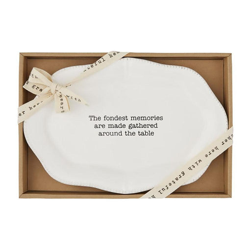 Mud Pie : Fondest Memories Platter - Mud Pie : Fondest Memories Platter - Annies Hallmark and Gretchens Hallmark, Sister Stores