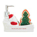 Mud Pie : Santa Sled Soap & Sponge Holder Set - Mud Pie : Santa Sled Soap & Sponge Holder Set