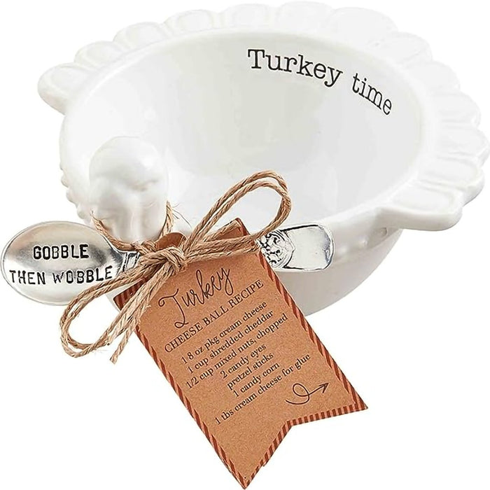 Mud Pie : Thanksgiving Tidbit Set - Bowl and Utensil in (Turkey) - Mud Pie : Thanksgiving Tidbit Set - Bowl and Utensil in (Turkey)
