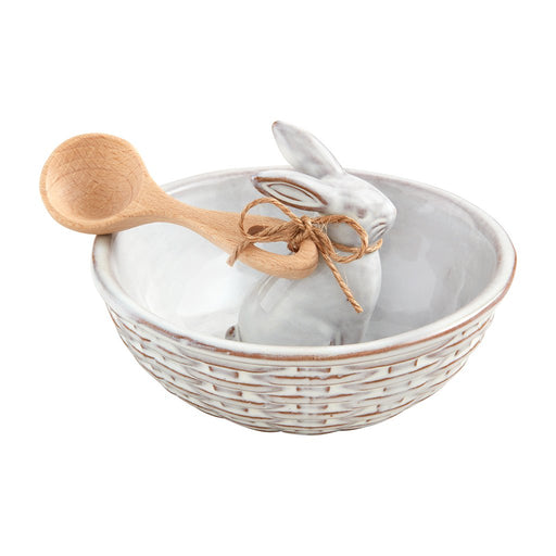 Mud Pie : White Bunny Candy Bowl Set - Mud Pie : White Bunny Candy Bowl Set