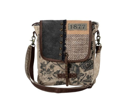 Myra Bag : Burlander Floral Patch Shoulder Bag - Myra Bag : Burlander Floral Patch Shoulder Bag