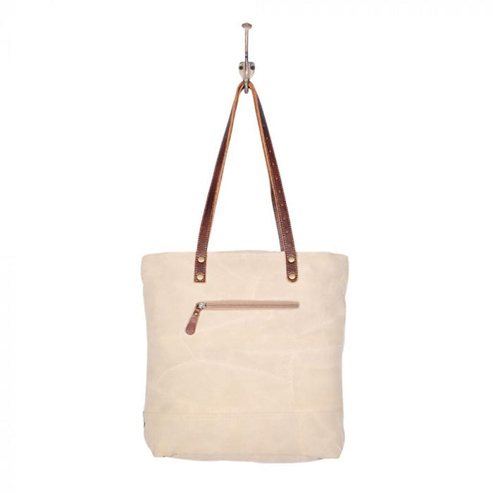 Myra Bag : Geometric Tote Bag -