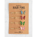 Natural Life : Bobby Pins, Set of 4 - Butterfly -