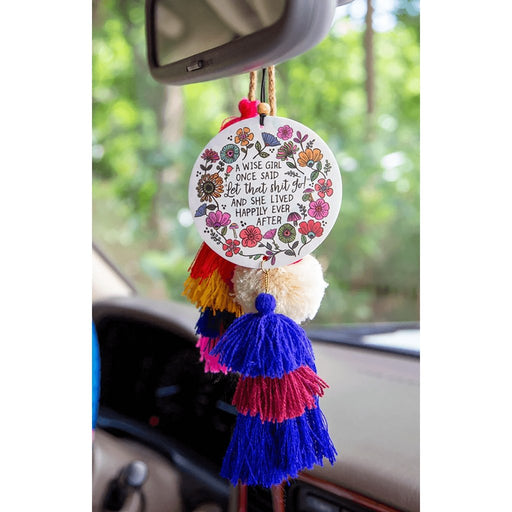 Natural Life : Car Air Freshener - A Wise Girl Once Said -