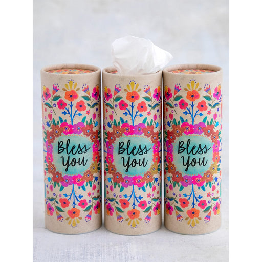 Natural Life : Car Tissues, Set of 3 - Bless You - Natural Life : Car Tissues, Set of 3 - Bless You