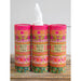 Natural Life : Car Tissues, Set of 3 - Bless You Pink Border - Natural Life : Car Tissues, Set of 3 - Bless You Pink Border