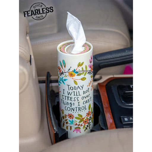 Natural Life : Car Tissues, Set of 3 - Will Not Stress - Natural Life : Car Tissues, Set of 3 - Will Not Stress