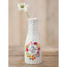 Natural Life : Ceramic Bud Vase - Floral You Make The World Better - Natural Life : Ceramic Bud Vase - Floral You Make The World Better