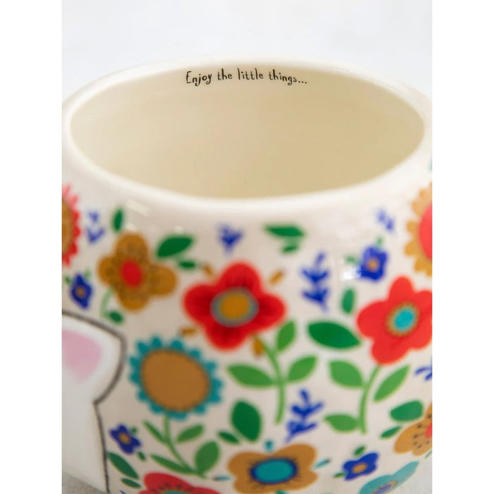 Natural Life : Folk Art Coffee Mug - Hedgehog - Natural Life : Folk Art Coffee Mug - Hedgehog