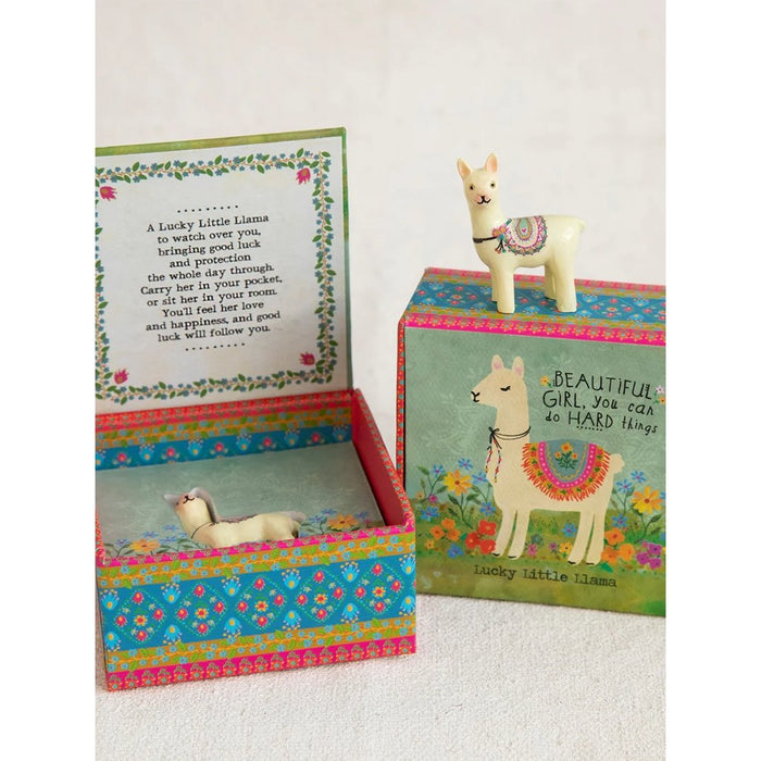 Natural Life : Lucky Keepsake Charm - Llama -