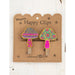 Natural Life : Magnet Bag Clips, Set of 2 - Mushroom - Natural Life : Magnet Bag Clips, Set of 2 - Mushroom