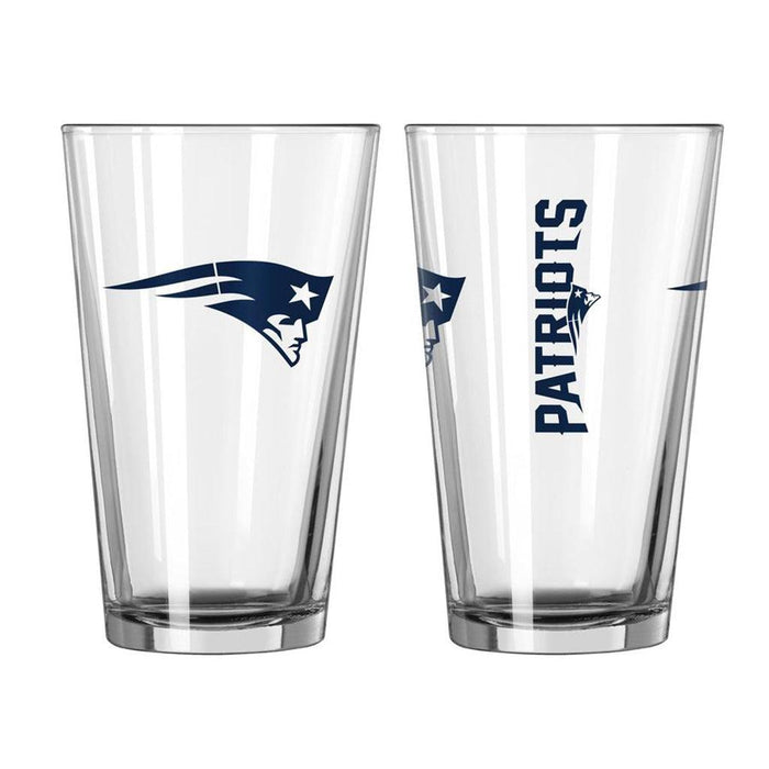 New England Patriots 16oz Gameday Pint Glass -