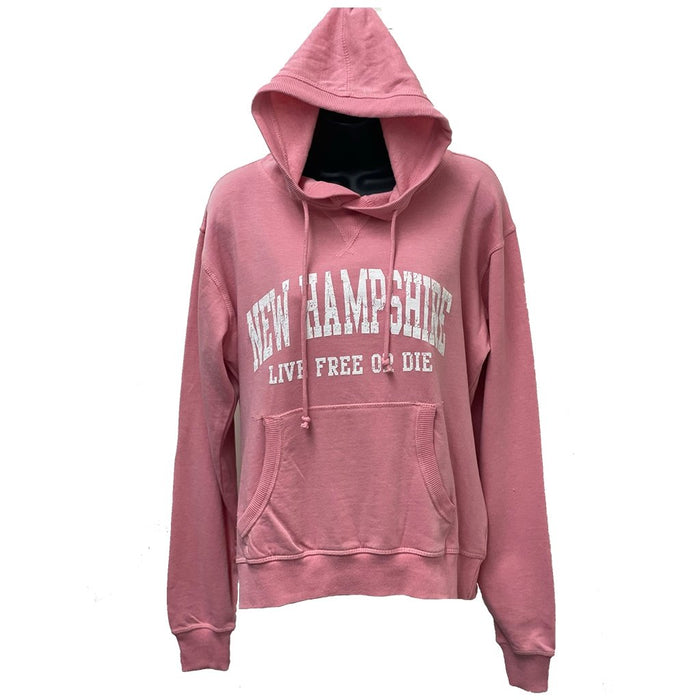 New Hampshire Hoodie in Pink - New Hampshire Hoodie in Pink