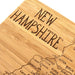 New Hampshire State Puzzle 4 Piece Bamboo Coaster Set with Case -