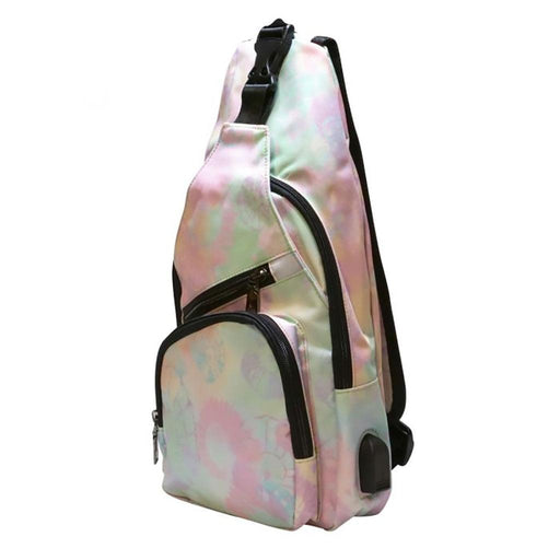 nupouch : Large Anti-theft Daypack - Tie Dye Pastel -