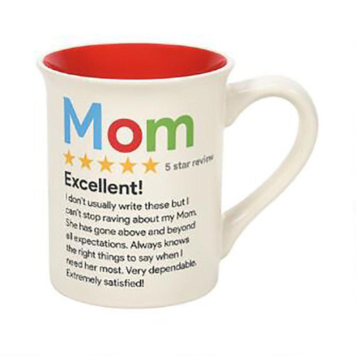 Our Name Is Mud : 5 Star Review Mom Mug - Our Name Is Mud : 5 Star Review Mom Mug - Annies Hallmark and Gretchens Hallmark, Sister Stores