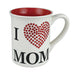 Our Name Is Mud : I heart Mom Rhinestone Mug 16oz - Our Name Is Mud : I heart Mom Rhinestone Mug 16oz