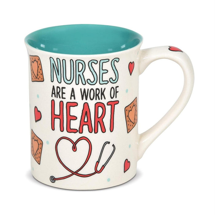 Our Name Is Mud : Nurse Heart Mug - Our Name Is Mud : Nurse Heart Mug