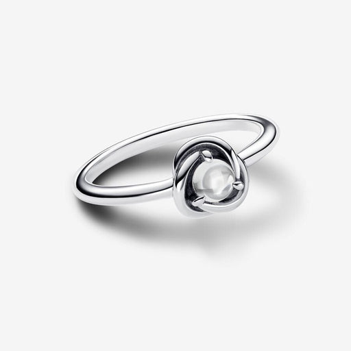 PANDORA : April Clear Eternity Circle Ring - Clear - PANDORA : April Clear Eternity Circle Ring - Clear