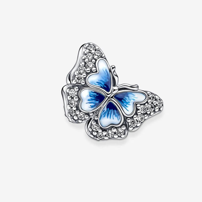 PANDORA : Blue Butterfly Sparkling Charm -