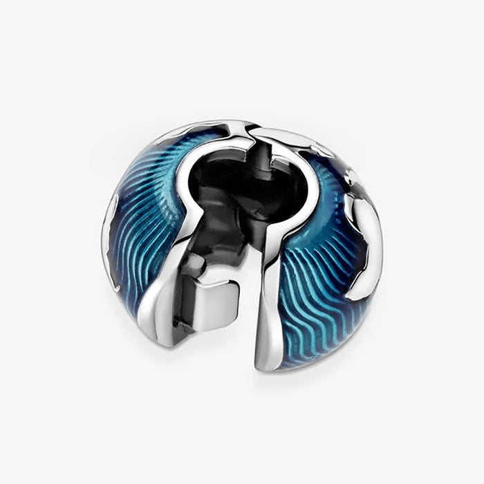 PANDORA : Blue Globe Clip Charm -