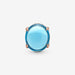 PANDORA : Blue Oval Cabochon Charm -