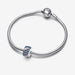 PANDORA : Curved Feather & Pavé Clip Charm -