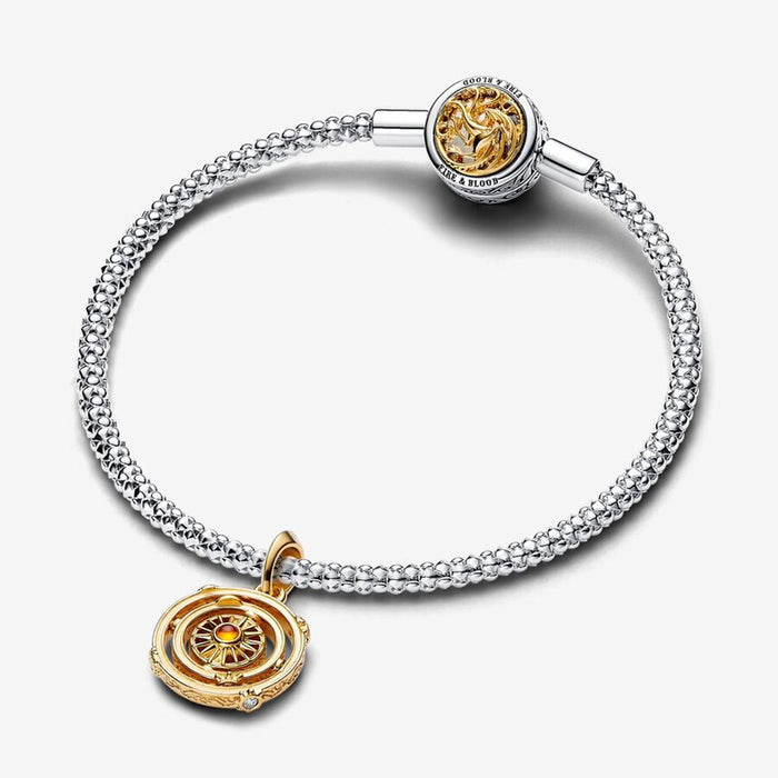 PANDORA : Dangle Charm in 14k Gold-plated unique metal blend - PANDORA : Dangle Charm in 14k Gold-plated unique metal blend